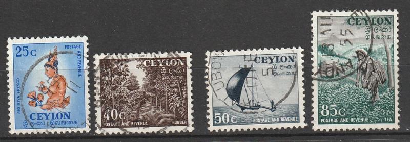 Ceylon Used lot of 4