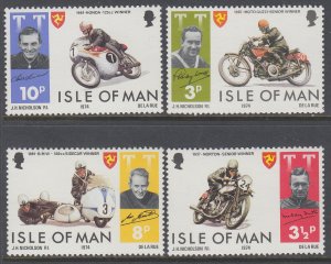 Isle of Man 40-43 Motorcycles MNH VF