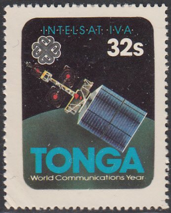 Tonga 1983 MH Sc #546 32s Intelsat IVA International Communicatons Year