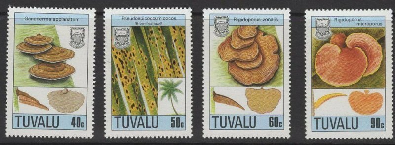 TUVALU SG530/3 1988 FUNGI MNH