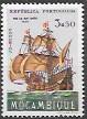 Mozambique #443, 449 Sailing ships.  Pair MNH