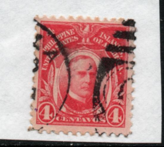 Philippines # 291 used  4 centavos McKinley  single