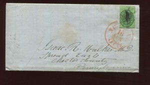 Scott 20L7 BOYD'S CITY EXPRESS Used Stamp On Nice 1850 Cover (Stock 20L7-5)