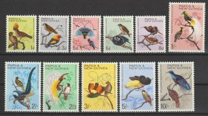 PAPUA NEW GUINEA 1964/5 SG 61/71 MNH Cat £12.50