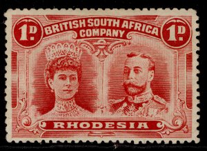 RHODESIA GV SG125, 1d rose-red, M MINT. Cat £50.