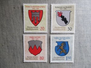 Liechtenstein, Scott# 386-389, MNH
