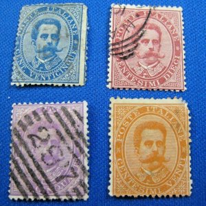 ITALY 1879  -  SCOTT # 46//50  -   USED    (Xi11)