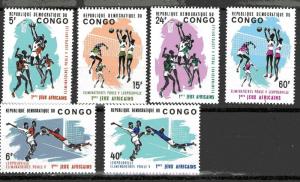Congo - D R 528-533 MNH
