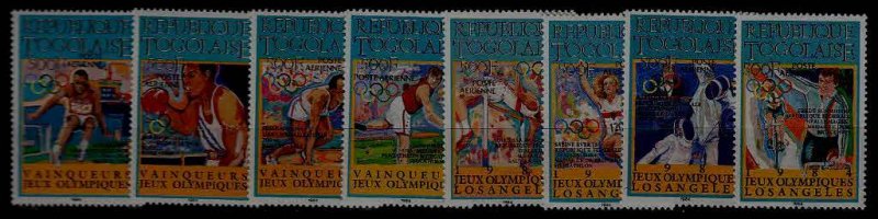 Togo C494-97/C502-05 MNH Olympic-84 SCV30.75