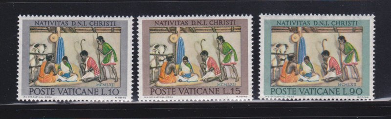 Vatican 353-355 Set MNH Christmas (B)