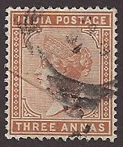 India  Scott 41  Used