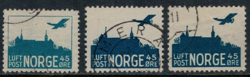 Norway #C1-3  CV $5.95