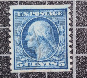 Scott 496 - 5 Cents Washington - Used  Nice Stamp - SCV - $2.50