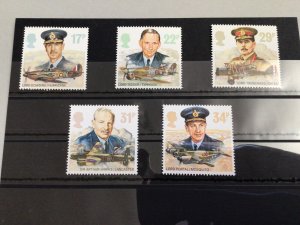 Great Britain History of Royal Air Force mint never hinged stamps set  65087