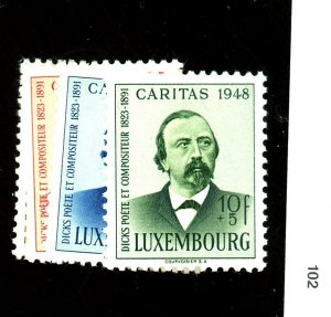 LUXEMBOURG B147-50 MINT VF OG NH Cat $19