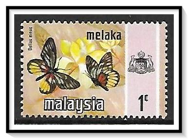 Malacca #74 State Crest & Butterflies MH