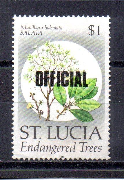 St. Lucia O35 used