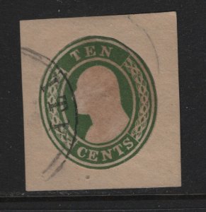 U15 XF used cut square with nice color cv $ 100 ! see pic !