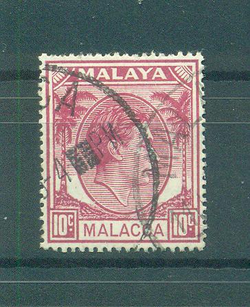 Malaya - Malacca sc# 9 used cat value $.25