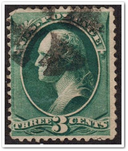 SC#147 3¢ George Washington (1870) Used 