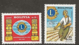 BOLIVIA  # SC  492.  C273  MNH