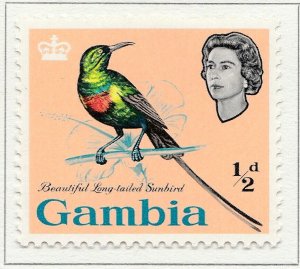 1953 Gambia 1/2d MH* Stamp A4P40F40103-