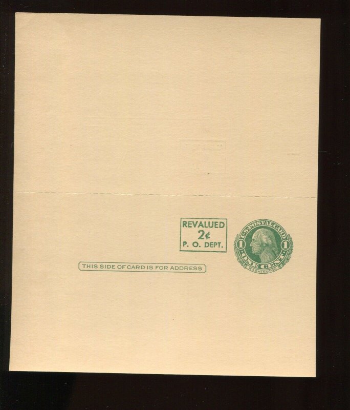 UY15 Postal Reply Card Unused Unsevered & Unfolded  L1520B