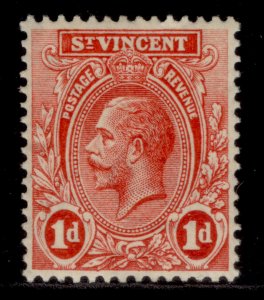 ST. VINCENT GV SG132a, 1d red, M MINT.