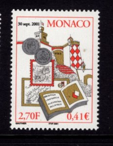 Monaco #2209 (2001 Philatelic Bourse issue) VFMNH CV $1.00