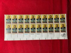 Scott # 1771 PLate Block Of 20 MNH, Dr. Martin Luther King, Glue disturbed 