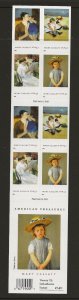 USA - 2003 mary Cassett Artist  double sided booklet  sg. SB347 MNH (LARGE)