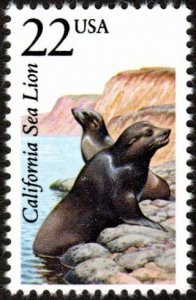 United States 2329 - Mint-NH - 22c California Sea Lion (1987) (cv $1.00)