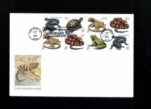 2003 San Diego California Reptiles & Amphibians Pal Varga First Day Cover