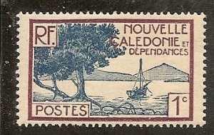 New Caledonia   Scott 136  Bay, Ship  MNH