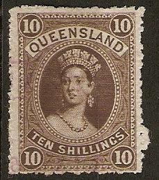 Queensland 77 SG 165 Used Fine 1885 SCV $110.00