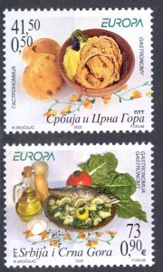 Serbia Sc# 296-297 MNH 2005 Europa