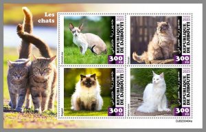 DJIBOUTI 2023 MNH IMPERF. Cats M/S #404a