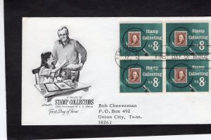 1474 Stamp Collecting, blk/4 FDC Artmaster addressed