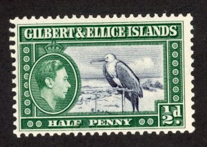 Gilbert & Ellice Islands 40 MH 1939 1/2p