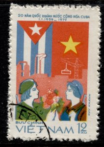 North Vietnam #980 Cuba Issue Used