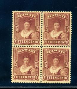 Hawaii Scott #41  Mint  Block of 4 Stamps (Stock  #H41-blk 2)