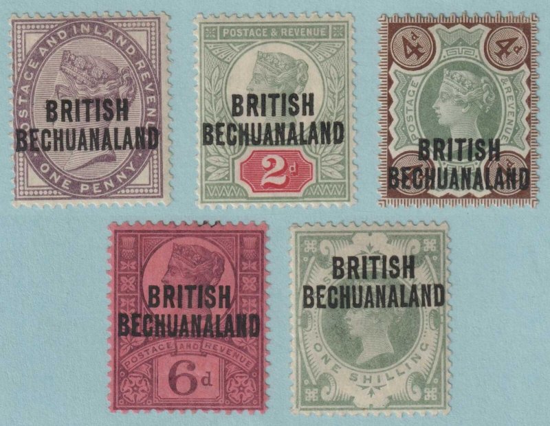 BRITISH BECHUANALAND 33 - 37  MINT HINGED OG * NO FAULTS VERY FINE! - S549 
