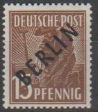 (DE 10420) Mi: 6  1948  U/m Cat €  14.00 signed Schlegel