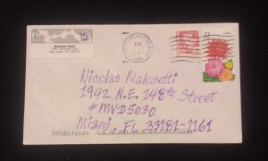 C) 2003. UNITED STATES. INTERNAL MAIL. DOUBLE STAMPS OF LUIS MUÑOZ MARÍN, FLORES