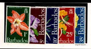 Barbados #348-352  Single (Complete Set)