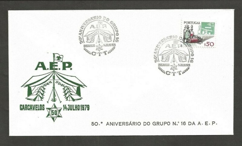 1979 Portugal Boy Scout 50th anniversary do Grupo 16 Carcavelos