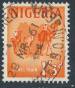 Nigeria  SC#  109    Used  Camel Train   see details & scans