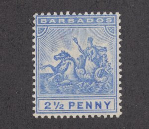 Barbados Sc 74 MLH. 1892 2½p Badge of the Colony, fresh, bright, F-VF