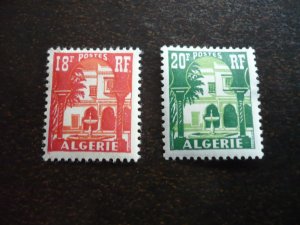 Stamps - Algeria - Scott# 269-270 - Mint Hinged Part Set of 2 Stamps