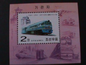 ​KOREA-2002-SC#4208a LOCOMOTIVE TRAIN -MNH--S/S-VERY FINE WE SHIP TO WORLDWIDE